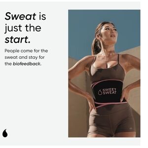 Sweet Sweat Women's Shapewear Waist Trimmer - Black and Pink